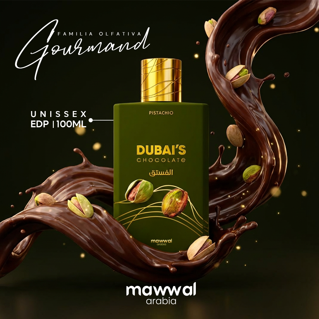 Perfume Mawwal Dubai's Chocolate Pistacho Unisex 100ml Eau de Parfum
