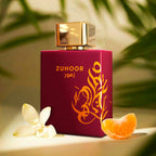 Perfume Zuhoor de Mawwal Arabia con fragancia mandarina y vainilla